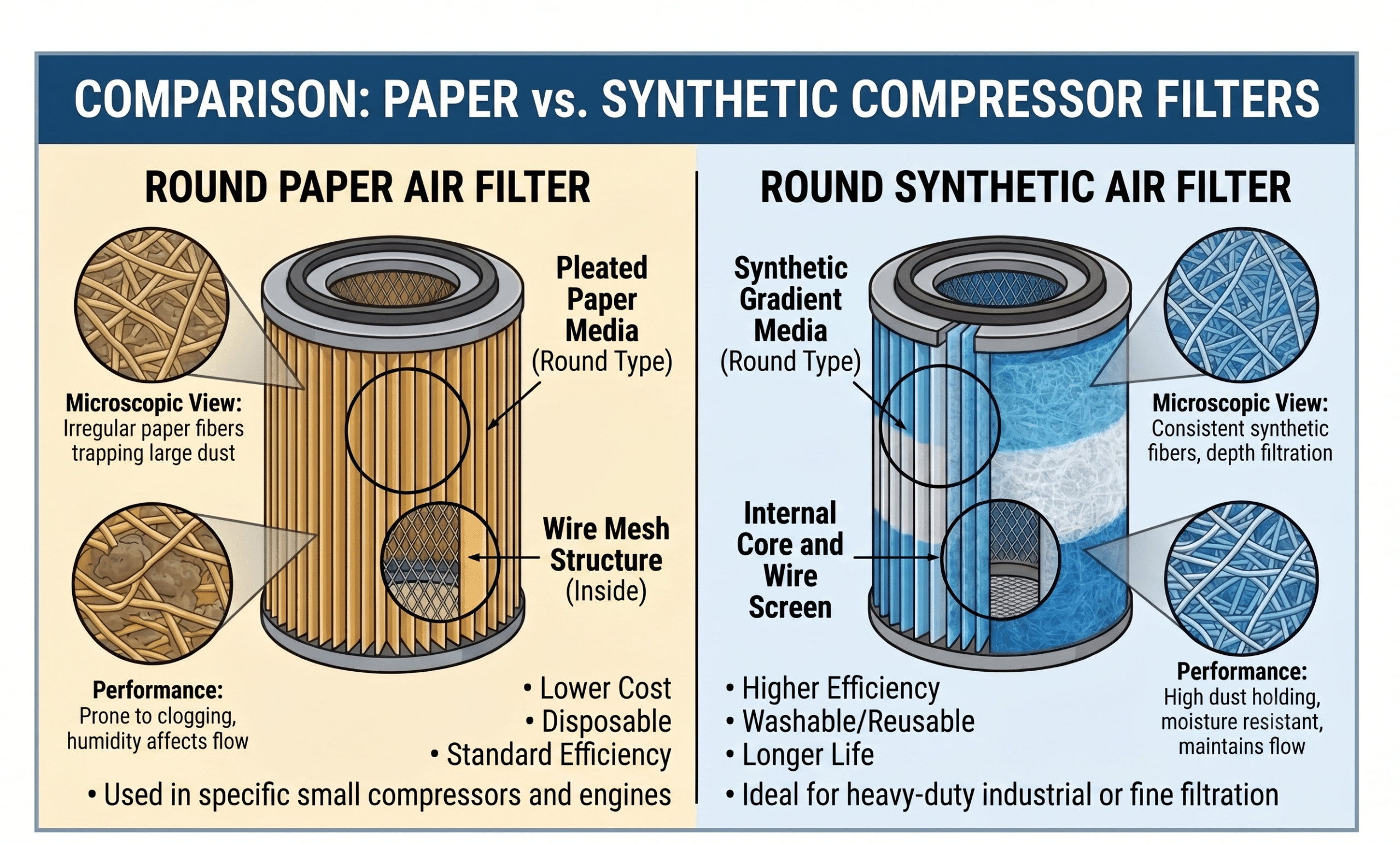 Different Filters Understanding the Different Types of Filter Media - Filtration Now